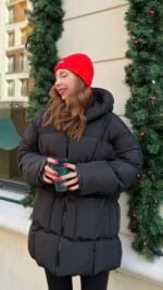 Doudoune bouffante Noir – Image 3