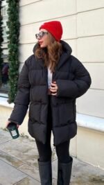 Doudoune bouffante Noir – Image 6