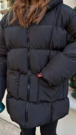 Doudoune bouffante Noir – Image 8