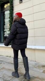 Doudoune bouffante Noir – Image 4