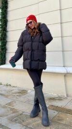 Doudoune bouffante Noir – Image 5