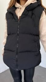 Doudoune sans manche noir