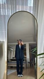 Costume Oversize Pantalon Blazer Bleu nuit – Image 3