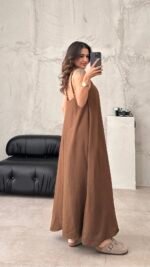 Robe de café à lanières mince soleil – Image 2