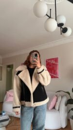 Teddy Jacket Black – Image 2