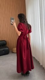 Butterfly Dress Bordo – Image 2