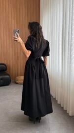 Butterfly dress black – Image 3