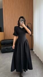 Butterfly dress black