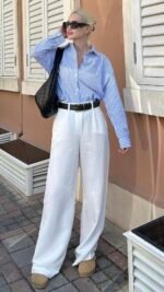 Flora chemise bleu – Image 4