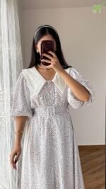 Dress white black – Image 4