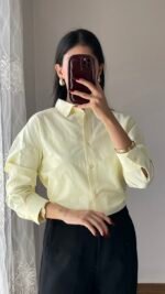 Laya oversize shirt yellow