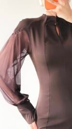 Dress FLORIA Brown – Image 2